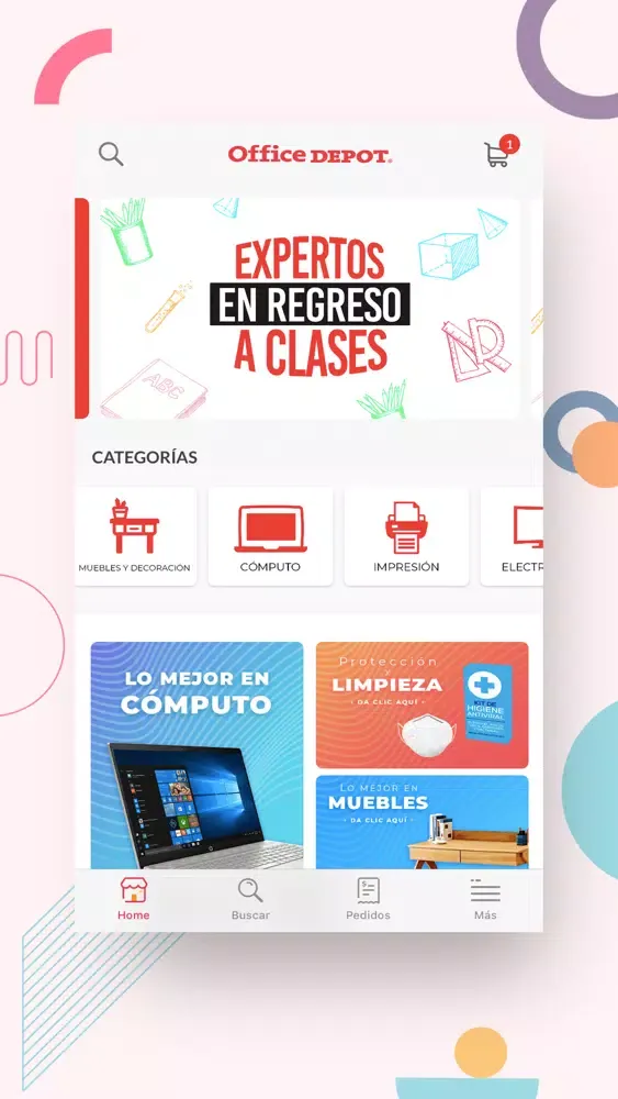 Office Depot 스크린샷