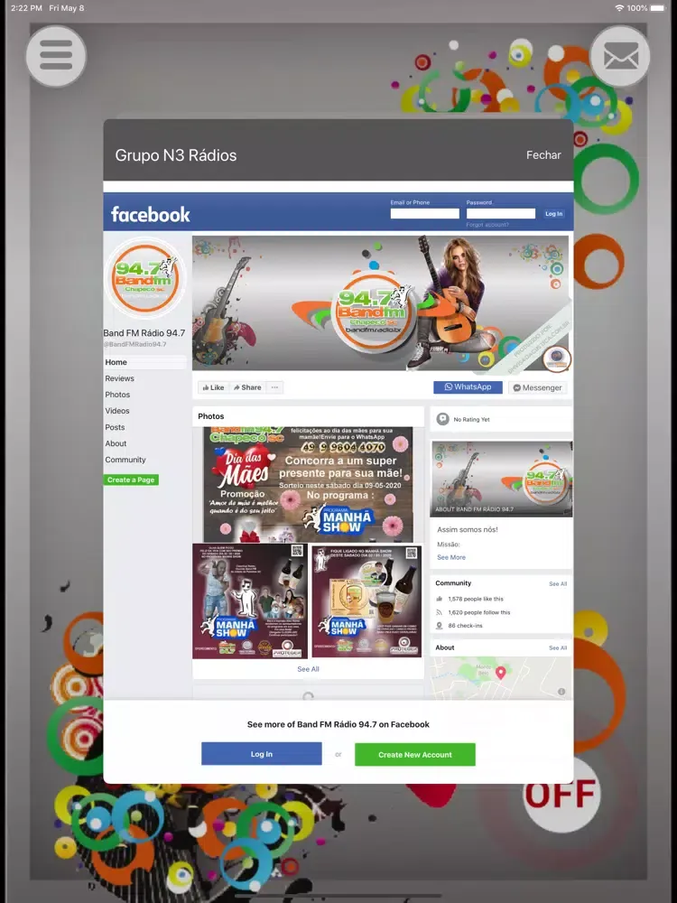 Capturas de pantalla de Grupo N3 Comunicação. iPad 