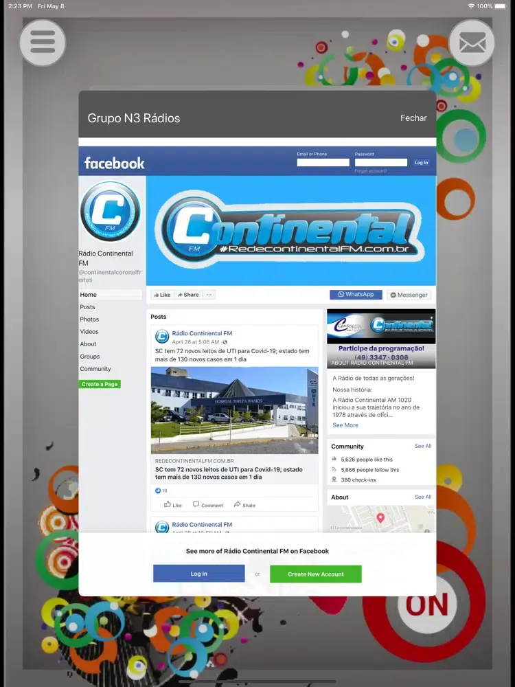 Capturas de pantalla de Grupo N3 Comunicação. iPad 