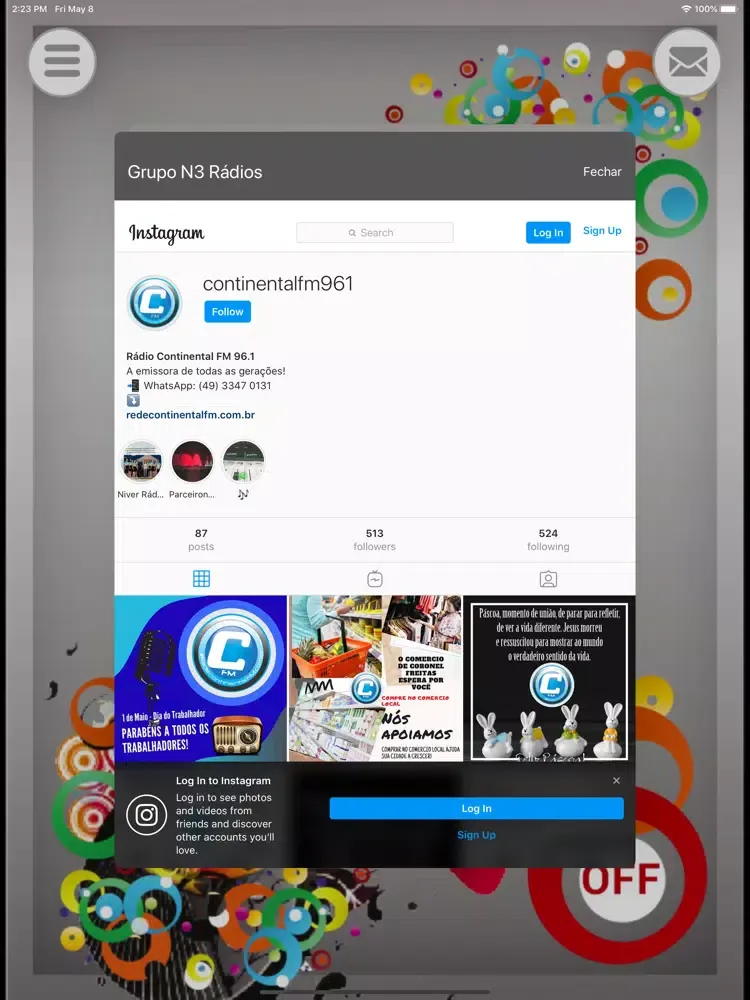 Capturas de pantalla de Grupo N3 Comunicação. iPad 