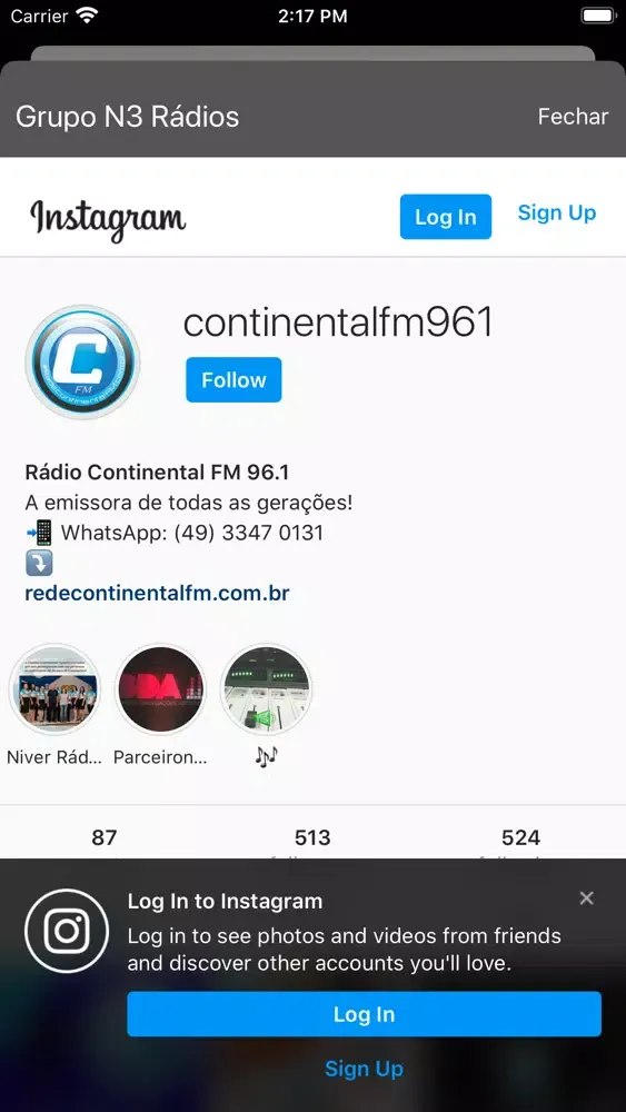 Capturas de pantalla de Grupo N3 Comunicação.