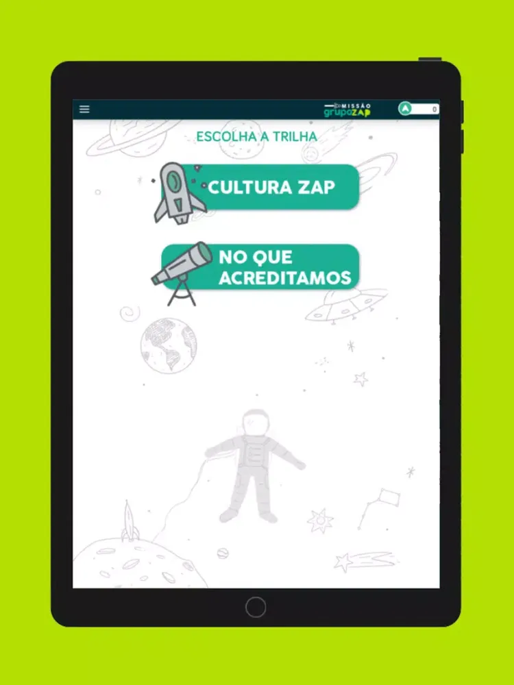 Missão Grupo ZAP iPad 应用截图