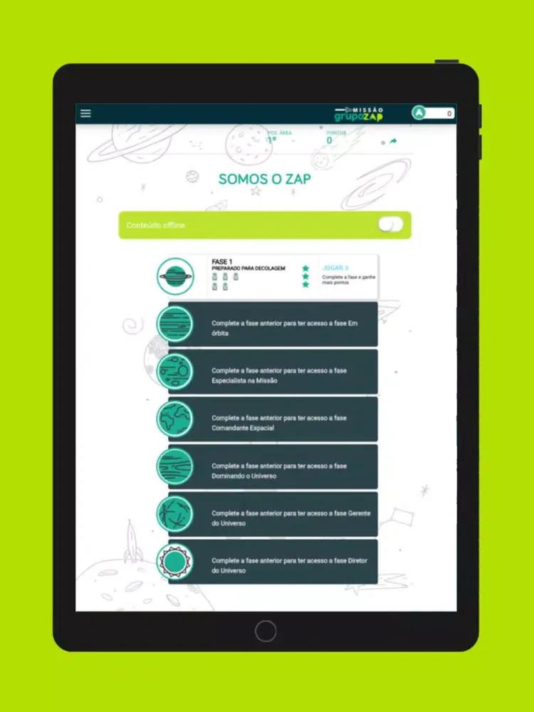 Missão Grupo ZAP iPad 应用截图