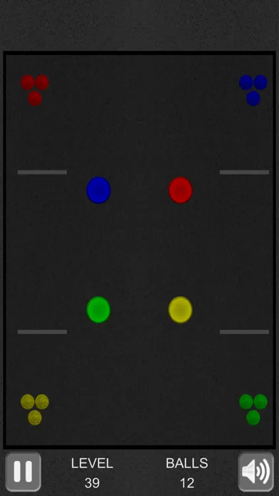 Captures d'écran de Colored balls and holes