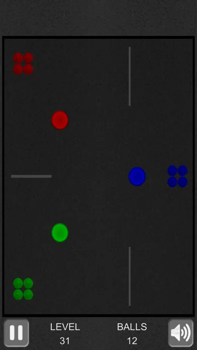 Captures d'écran de Colored balls and holes