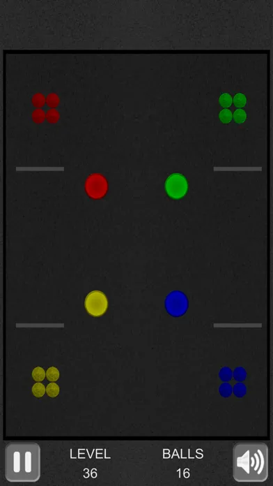 Captures d'écran de Colored balls and holes