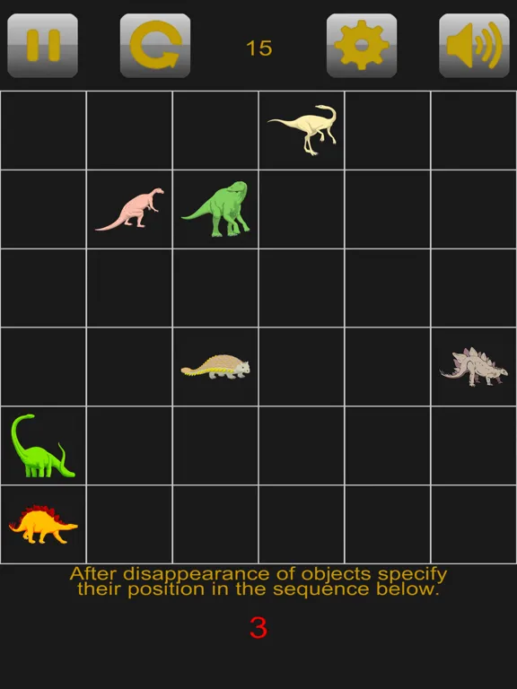 Brain training. Remember seq iPad  Screenshots