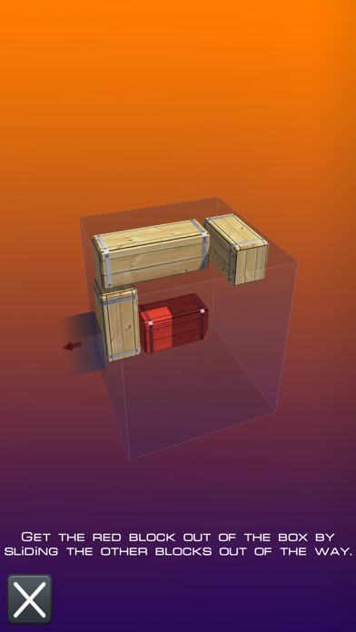 Ảnh chụp màn hình của Unblock Red Brick. 3D Space