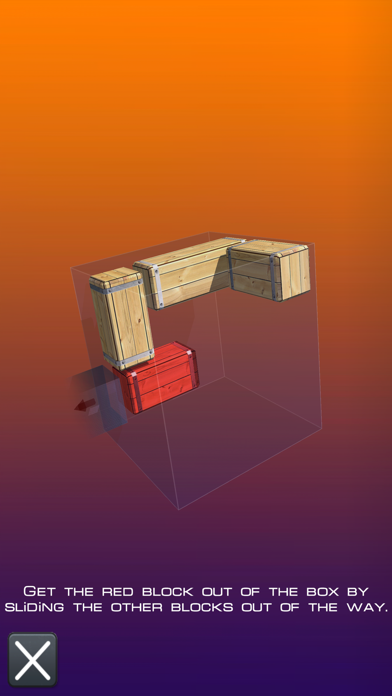 Ảnh chụp màn hình của Unblock Red Brick. 3D Space