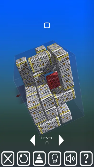 Unblock Red Brick. 3D Space Screenshots