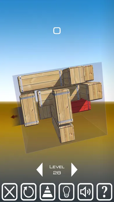 Unblock Red Brick. 3D Space Screenshots