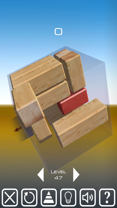 Ảnh chụp màn hình của Unblock Red Brick. 3D Space