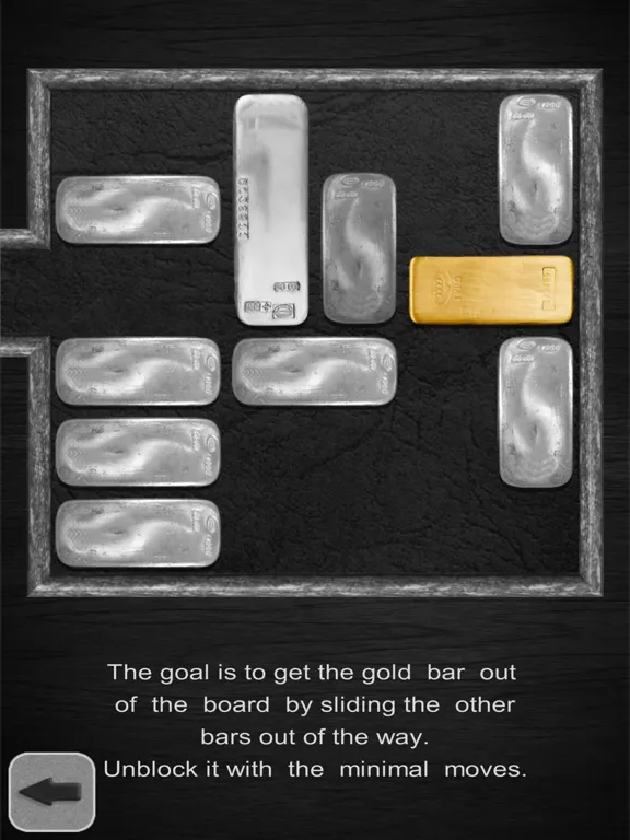Скриншоты Unblock the gold bar Unlock it iPad 
