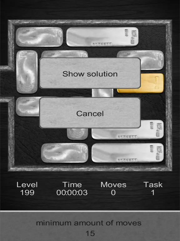 Скриншоты Unblock the gold bar Unlock it iPad 