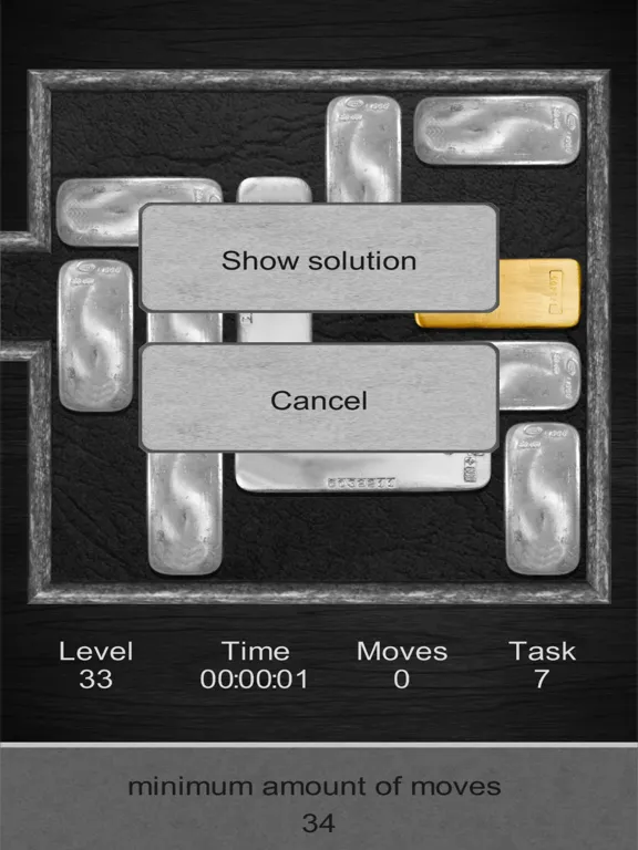 Скриншоты Unblock the gold bar Unlock it iPad 