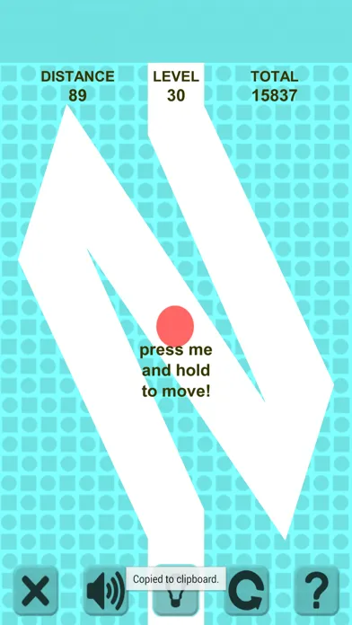 Ảnh chụp màn hình của Follow the zigzag line classic