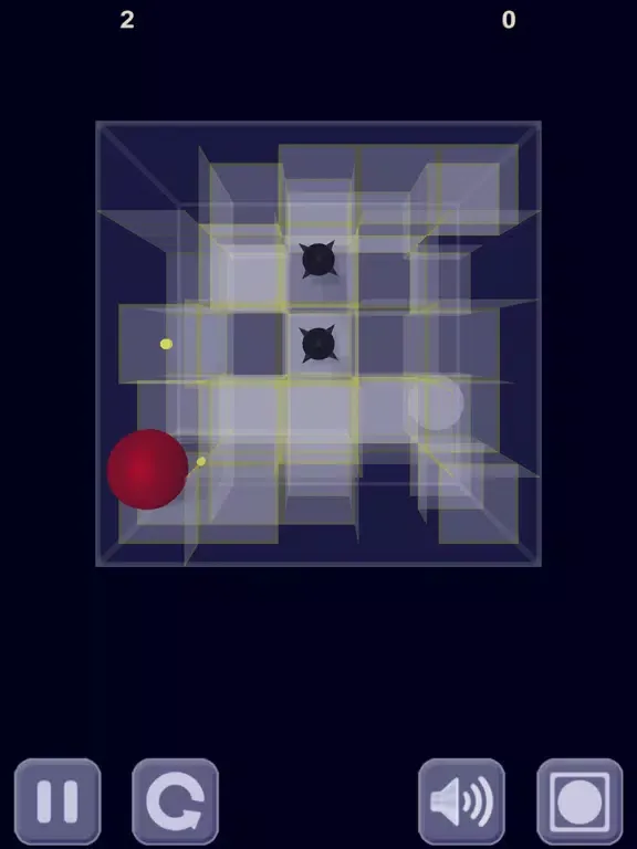 Red ball & Glass maze iPad  স্ক্রিনশট