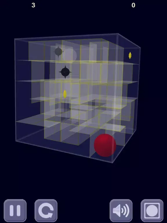 Red ball & Glass maze iPad  স্ক্রিনশট