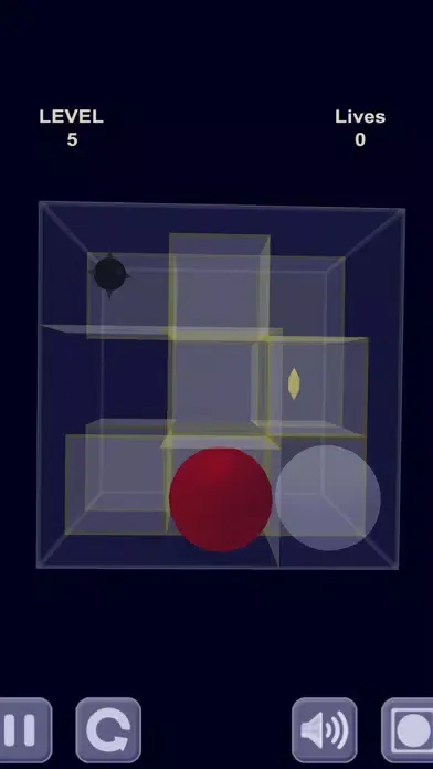 Red ball & Glass maze স্ক্রিনশট