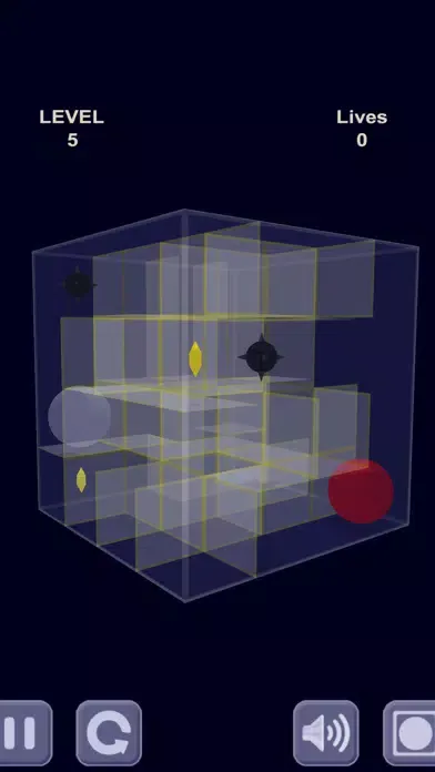 Red ball & Glass maze স্ক্রিনশট