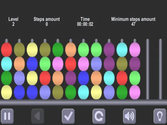 Color Heap Puzzle. Hanoi Tower iPad 應用截圖