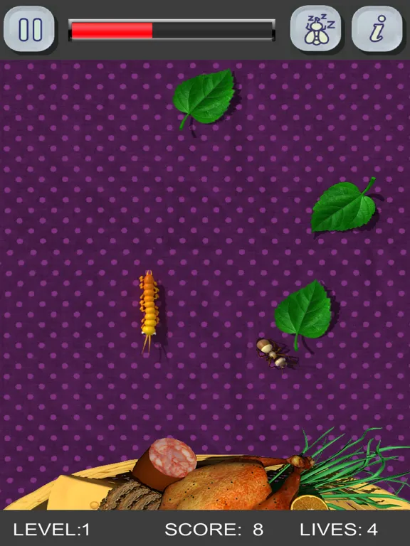 Tangkapan layar Picnic Bugs. Crush them! iPad 
