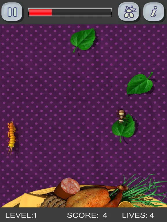 Tangkapan layar Picnic Bugs. Crush them! iPad 