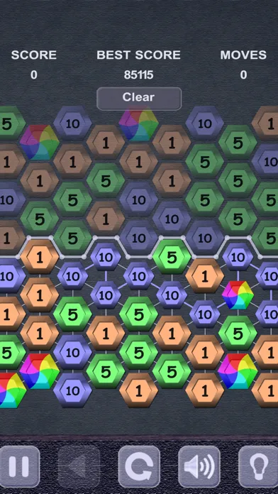 ภาพหน้าจอของ Big Hexagon Puzzle