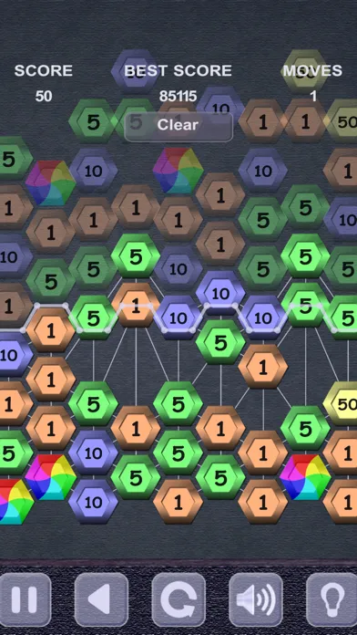 ภาพหน้าจอของ Big Hexagon Puzzle