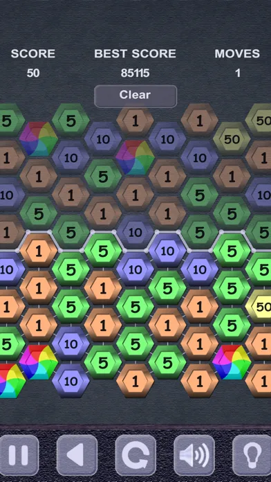 ภาพหน้าจอของ Big Hexagon Puzzle