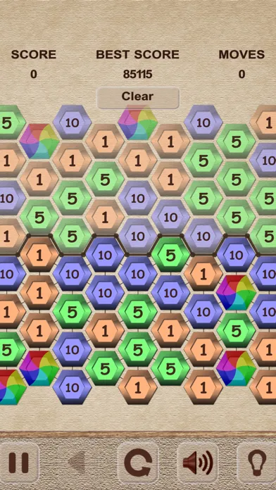 ภาพหน้าจอของ Big Hexagon Puzzle