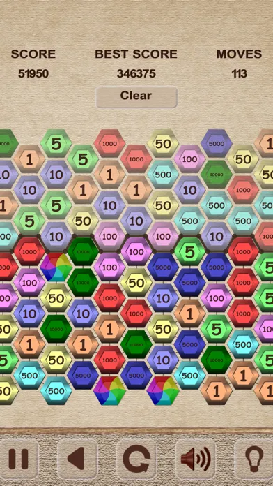ภาพหน้าจอของ Big Hexagon Puzzle