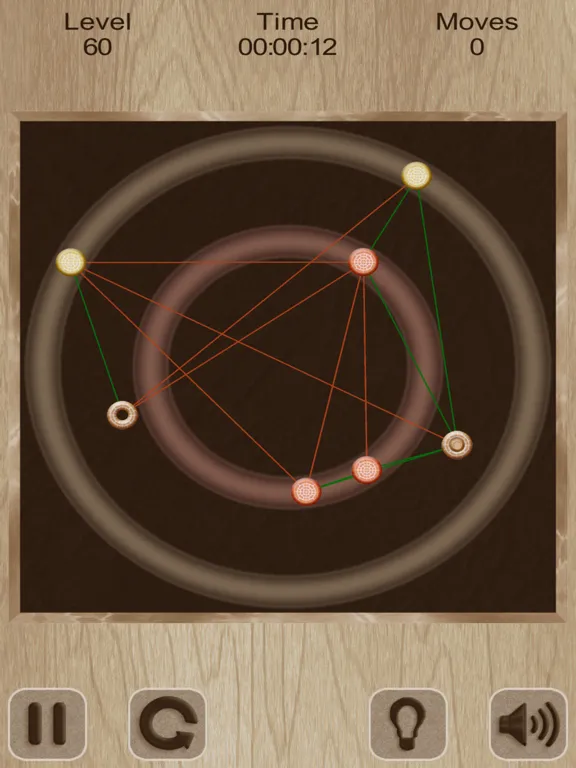 Untangle. Rings and Lines iPad  스크린샷