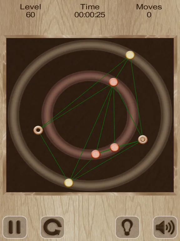 Untangle. Rings and Lines iPad  스크린샷