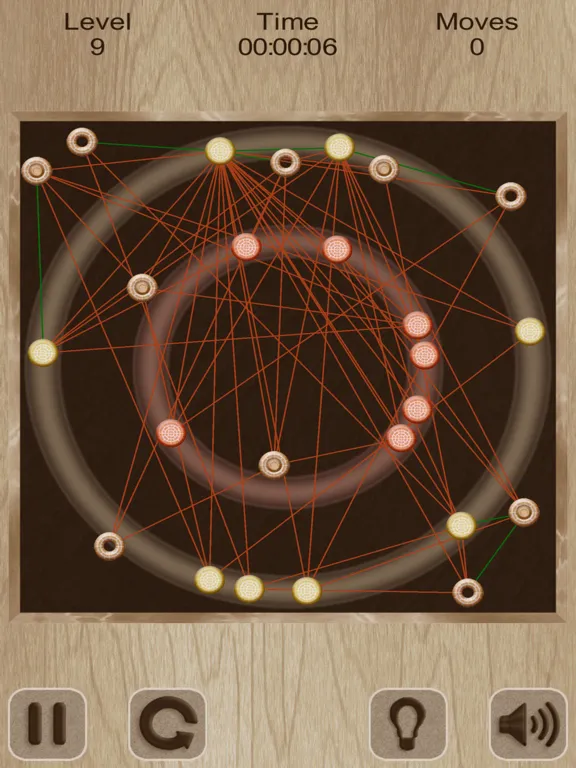 Untangle. Rings and Lines iPad  스크린샷
