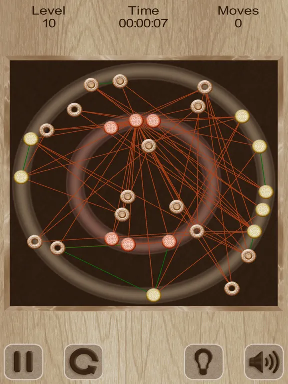 Untangle. Rings and Lines iPad  스크린샷