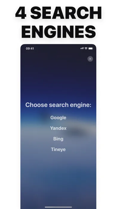 Reverse Image Search: Eye Lens Screenshots