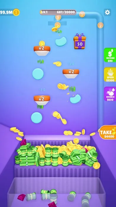 Capturas de tela do Coin Fever