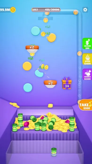 Capturas de tela do Coin Fever