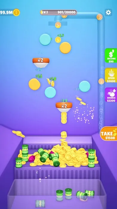 Capturas de tela do Coin Fever