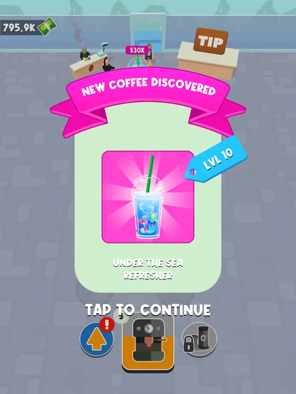 ภาพหน้าจอของ Coffee Coffee iPad 