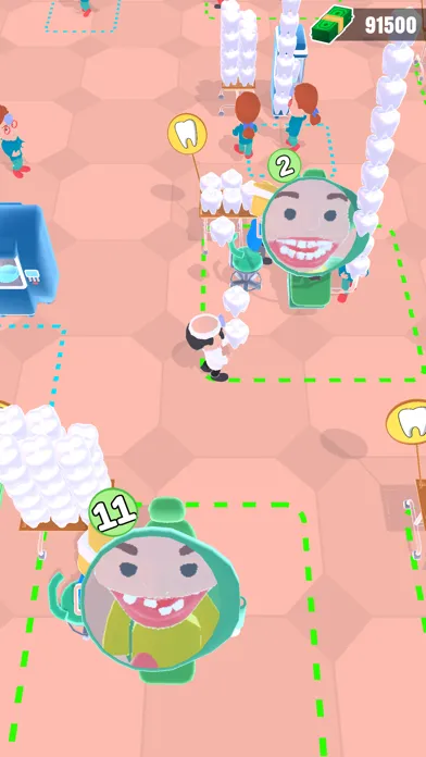 Capturas de tela do Operation Dental