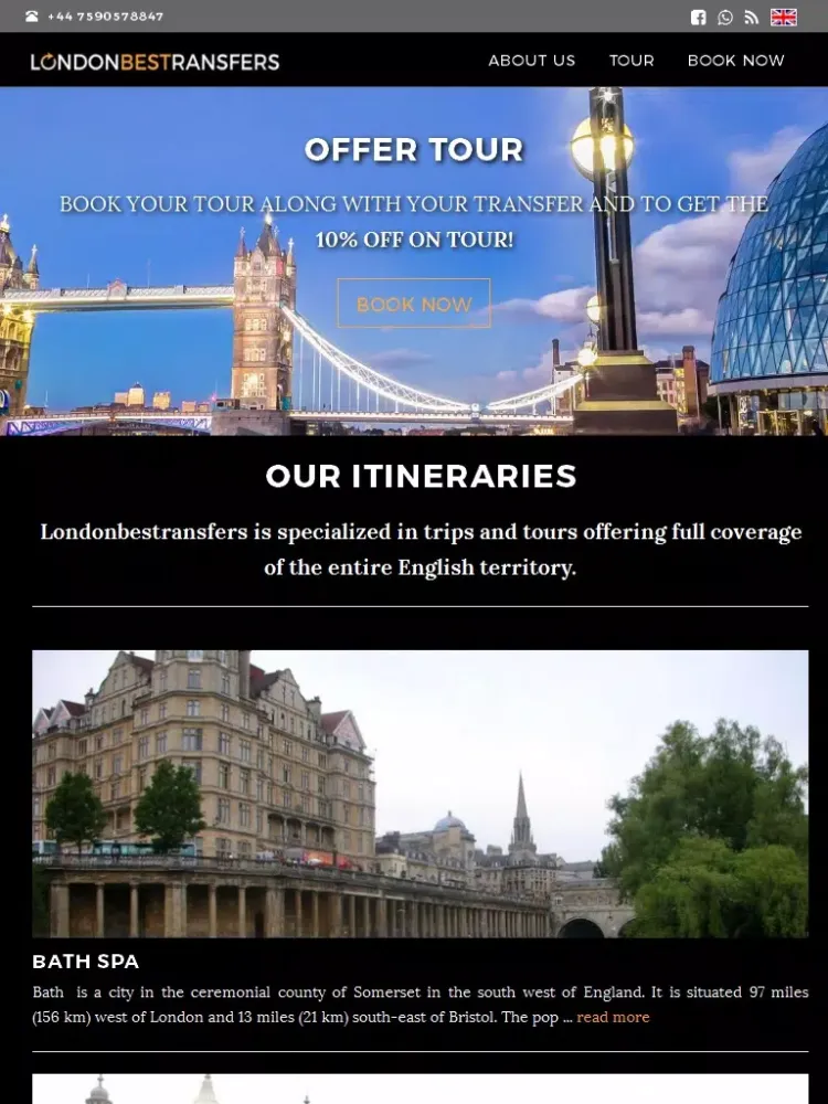 Скриншоты London Best Transfers iPad 