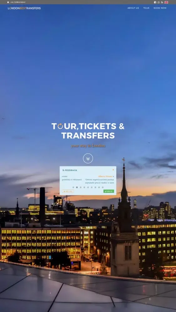 Скриншоты London Best Transfers