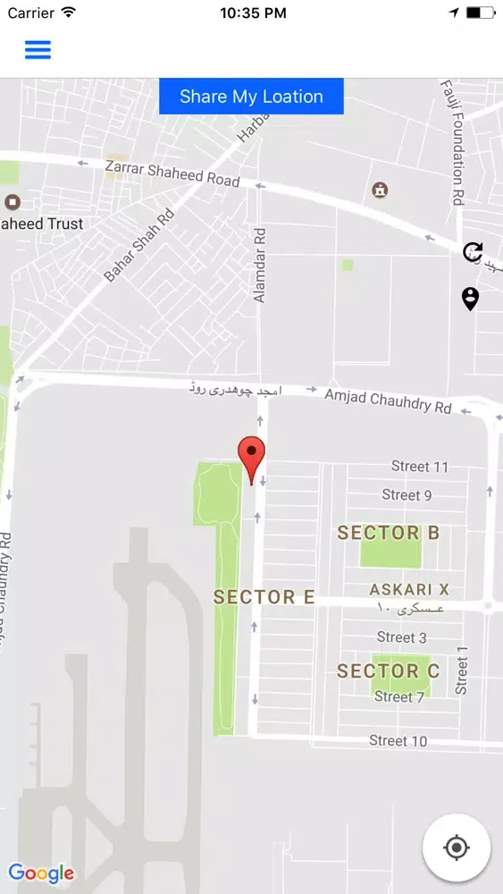 Real-Time Location Tracker Screenshots