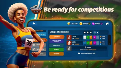 Ảnh chụp màn hình của Athletics Championship