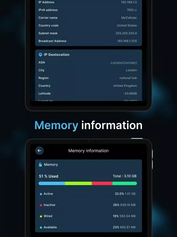 Wifi & Network Analyzer iPad  स्क्रीनशॉट