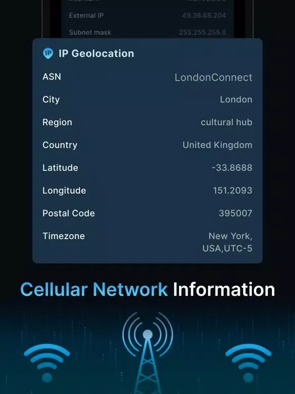 Wifi & Network Analyzer iPad  स्क्रीनशॉट