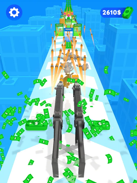 Tangkapan skrin Double Gun Run iPad 
