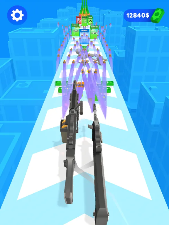 Tangkapan skrin Double Gun Run iPad 